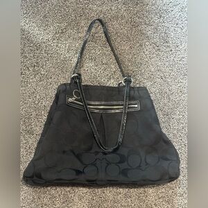 SOLD! Authentic Coach Signature Logo Gabby XL Carryall. Original Owner.Beautiful